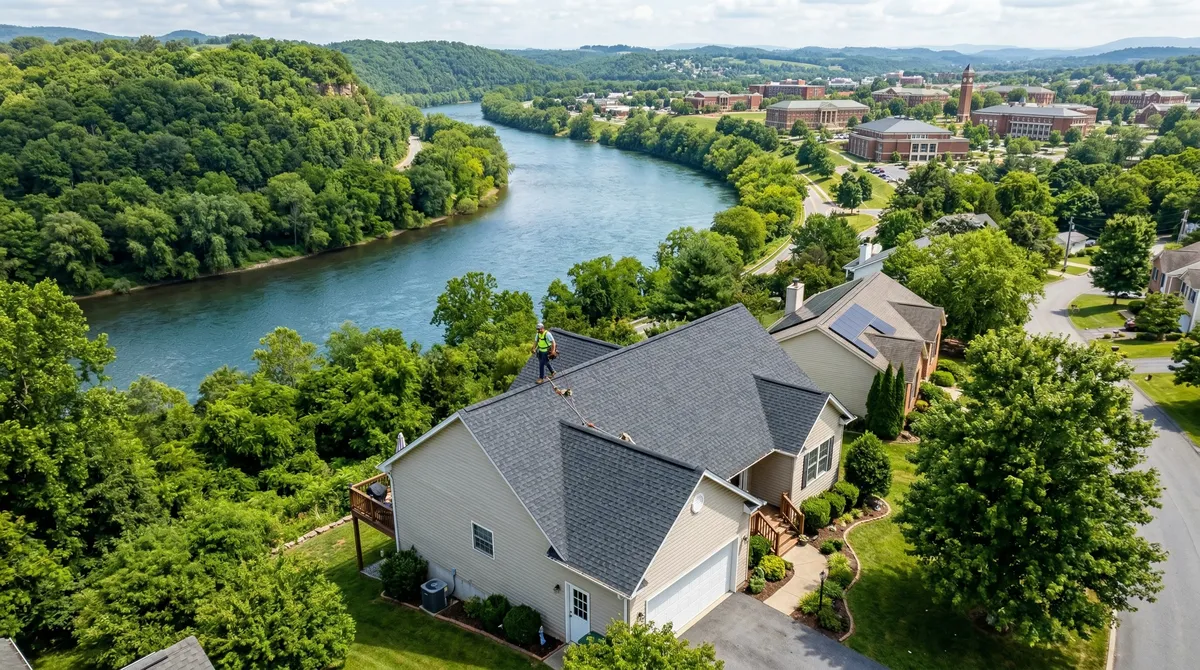 Roofing services in Radford, Virginia