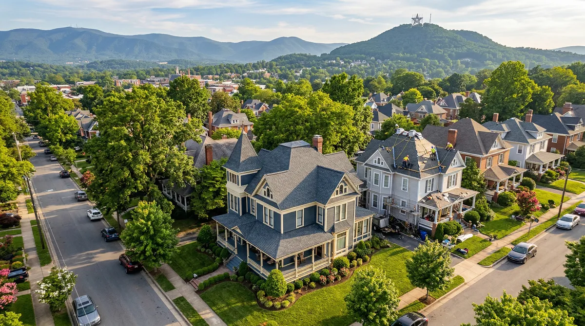 Roofing services in Roanoke, Virginia