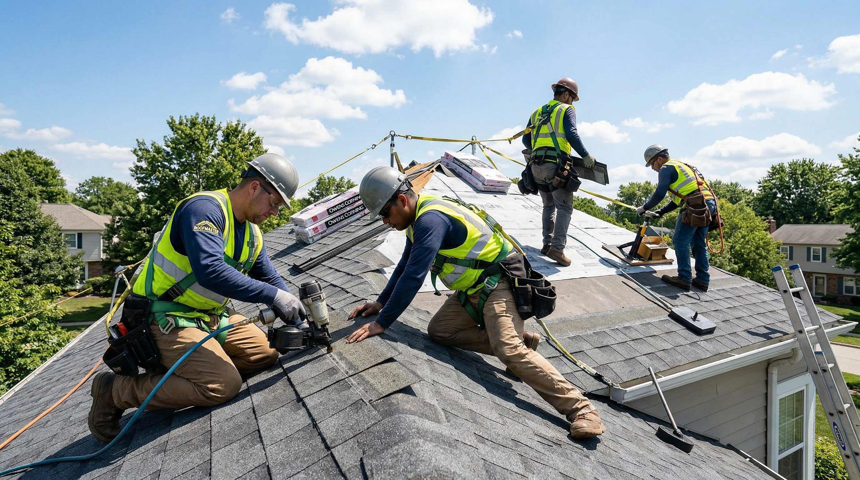 Modern Day Roofing crew working across Southwest Virginia
