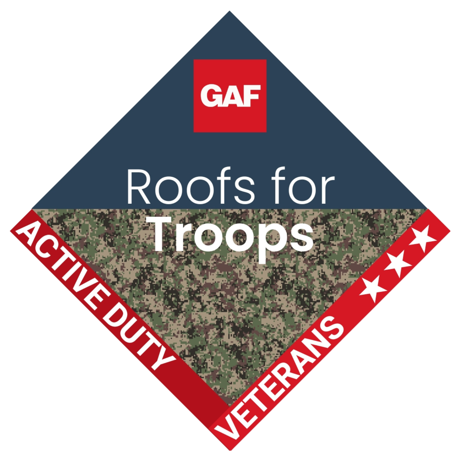 GAF Roofs for Troops